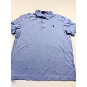 Polo Ralph Lauren Men’s Polo Shirt Light Blue Classic Fit Pony Logo Size Large